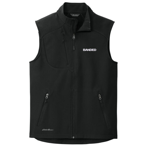 Banded Embroidered - Stretch Soft Shell Vest Thumbnail