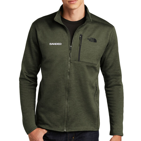 Banded Embroidered - Skyline Full Zip Fleece Jacket Thumbnail