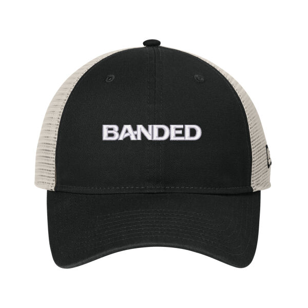 Banded Embroidered - 9 Twenty ® Unstructured Mesh Snapback Cap Thumbnail