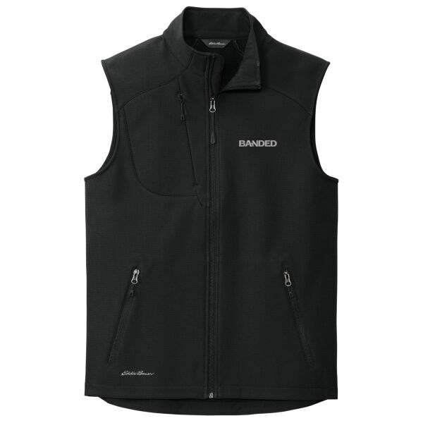 Banded Embroidered - Stretch Soft Shell Vest Thumbnail
